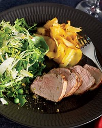Spicy lemon-rosemary pork tenderloin