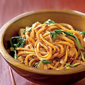 Spicy Malaysian-style stir-fried noodles
