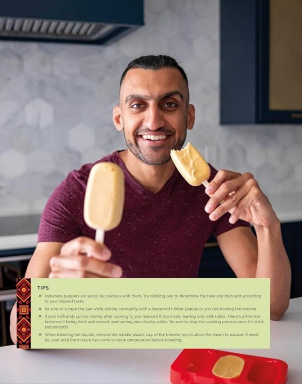 Spicy mango kulfi