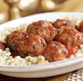 Spicy meatballs with fragrant tomato sauce