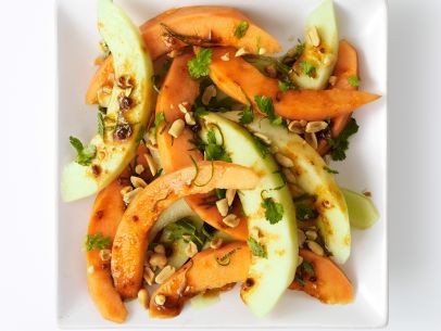 Spicy melon salad