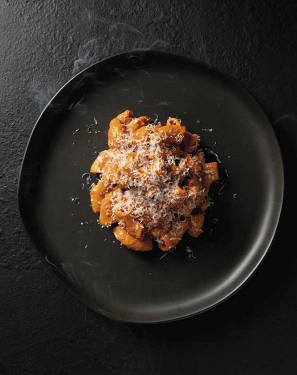 Spicy mezcal rigatoni 