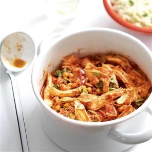 Spicy Moroccan chicken with lemon couscous