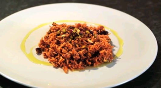 Spicy Moroccan rice with Belazu tomato & smoked paprika paste