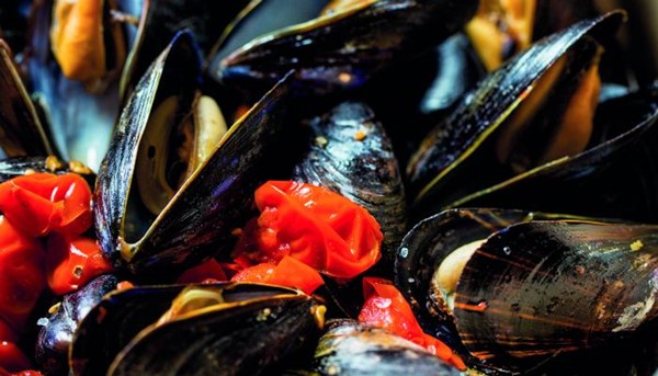 Spicy mussel soup