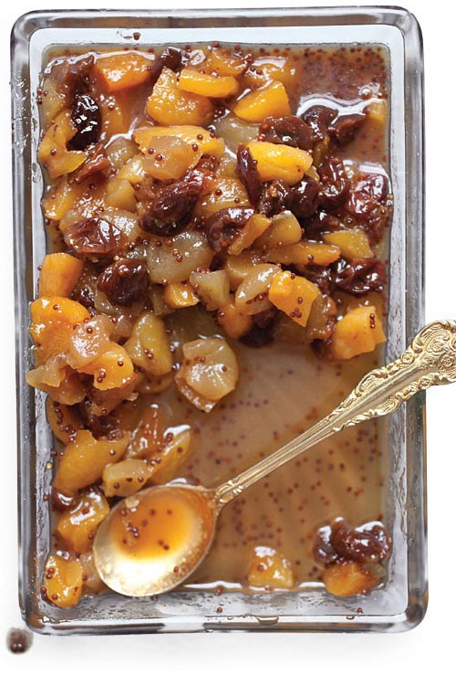 Spicy mustard and fruit preserves (Mostarda di frutta)