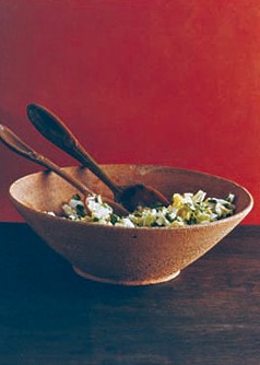 Spicy napa cabbage slaw with cilantro dressing