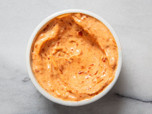 Spicy 'nduja mayonnaise