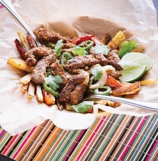 Spicy Nigerian beef (Suya)