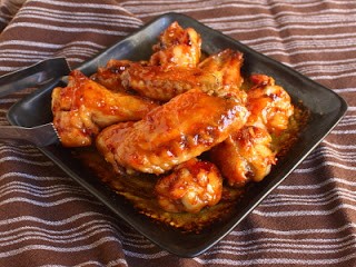 Spicy orange chicken wings