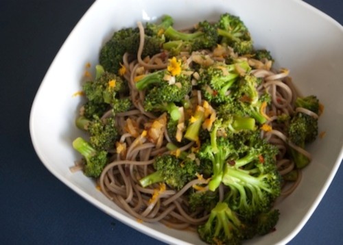 Spicy orange greens