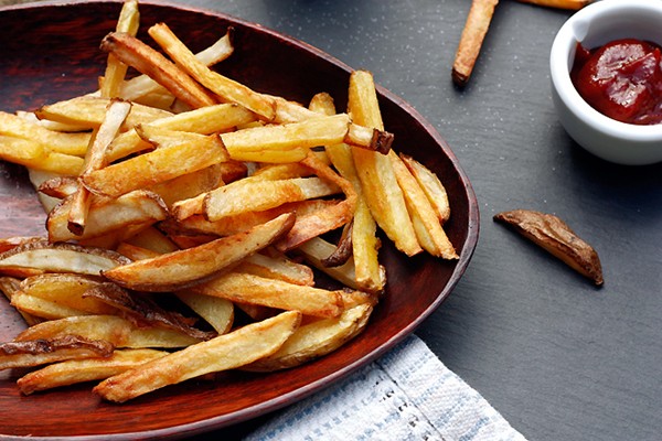 Spicy oven fries
