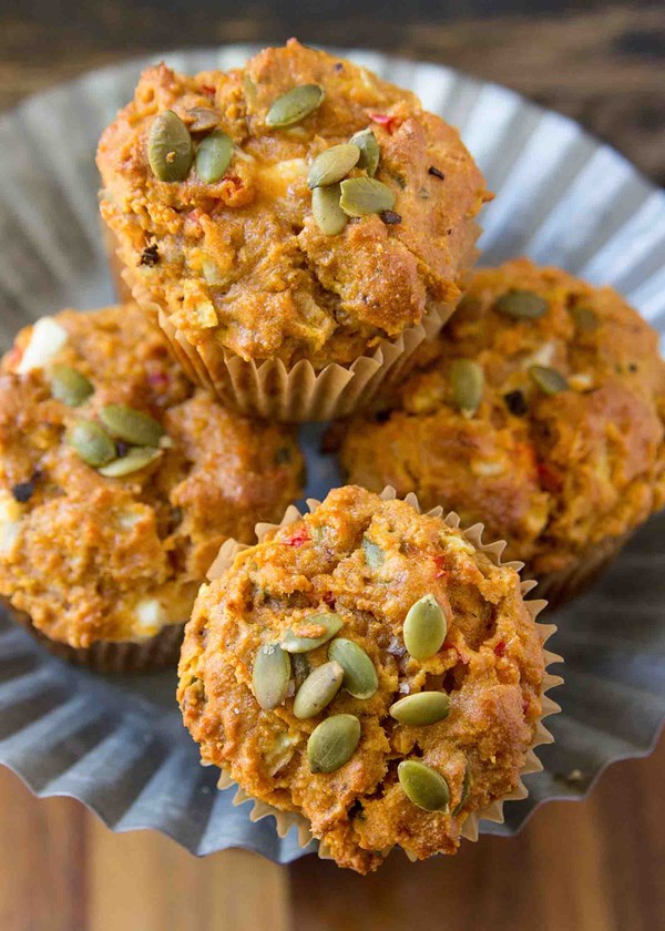 Spicy paleo pumpkin muffins