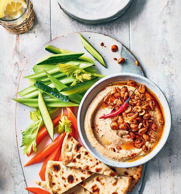 Spicy peanut houmous