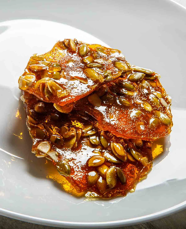Spicy pepita brittle