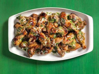 Spicy pesto wings