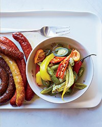 Spicy pickled peppers