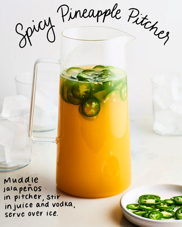 Spicy pineapple vodka punch