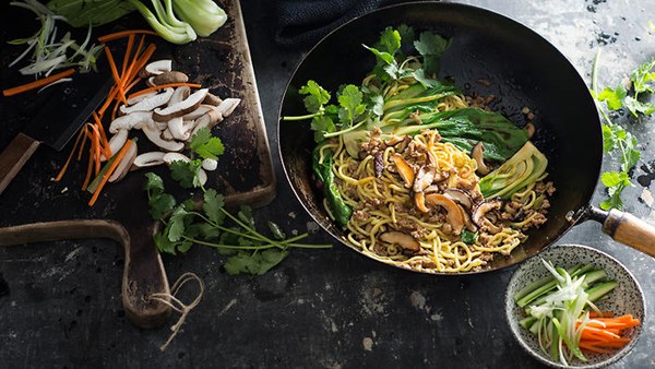 Spicy pork noodles [Matthew Evans]