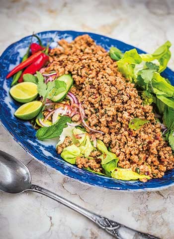 Spicy pork salad