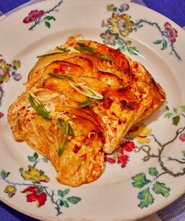 Spicy potato gratin