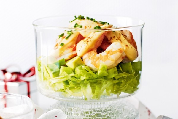 Spicy prawn cocktails