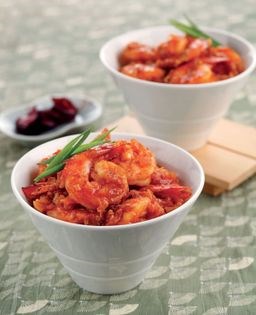 Spicy prawn don (Ebi chilli don)