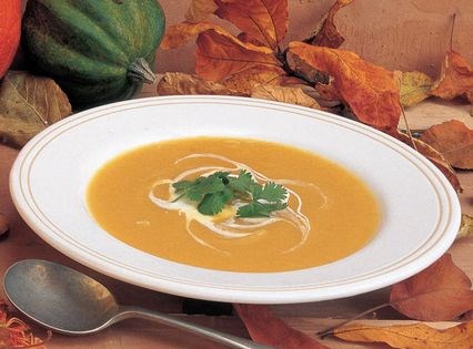 Spicy pumpkin soup