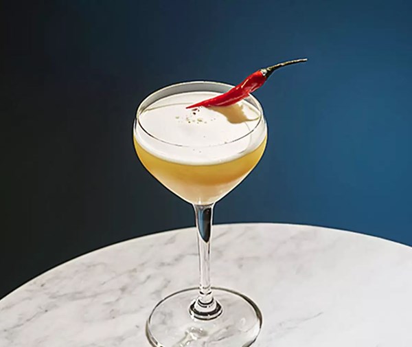 Spicy rum sour