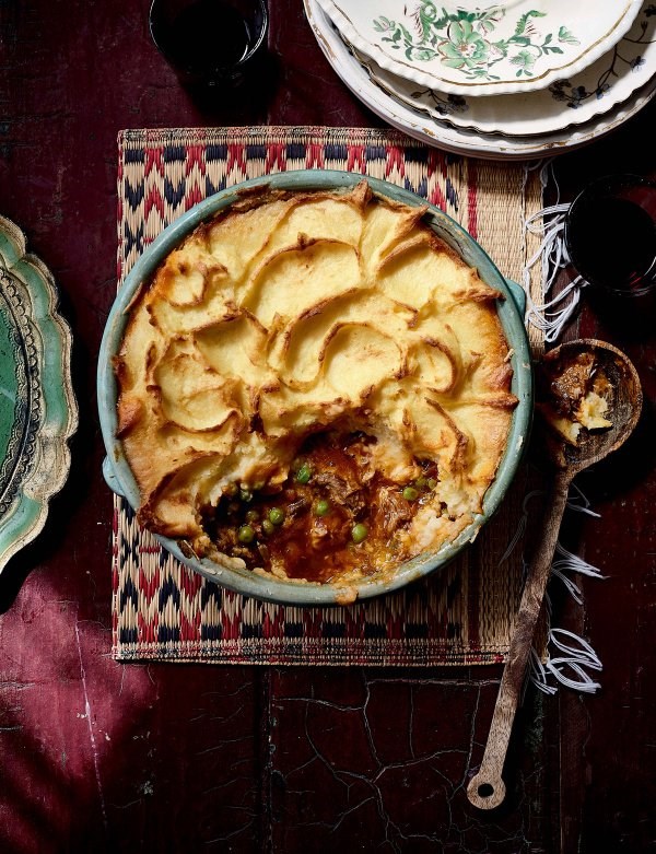 Spicy scrag end pie