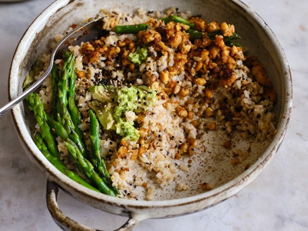 Spicy sesame coconut rice