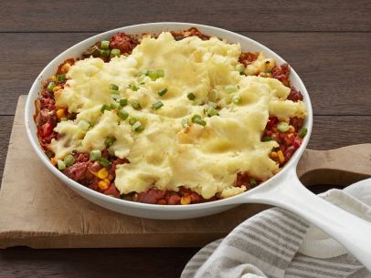 Spicy shepherd's pie with chorizo