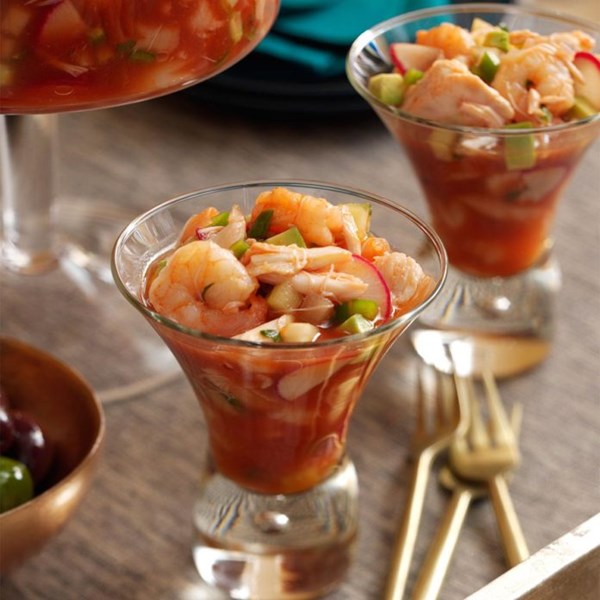 Spicy shrimp & crab cocktail 