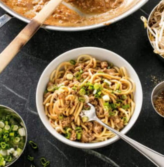 Spicy Sichuan noodles