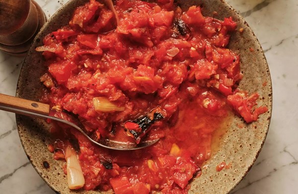 Spicy, smoky chilli salsa