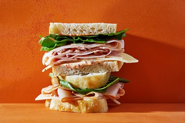 Spicy, smoky turkey sandwich