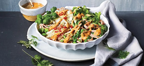 Spicy soba bowls with bok choy