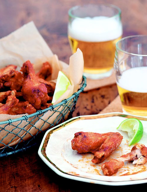 Spicy Sriracha chicken wings