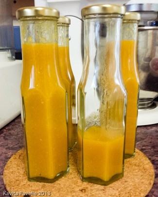 Spicy sungold tomato ketchup