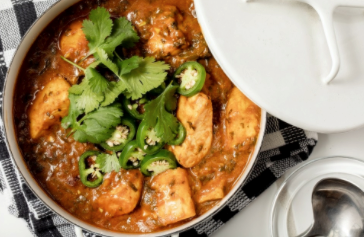 Spicy tamarind fish and herb stew (Ghalieh mahi)