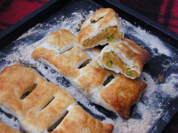 Spicy tattie puffs