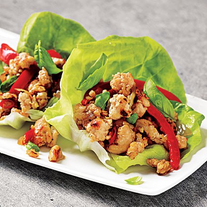 Spicy Thai basil chicken