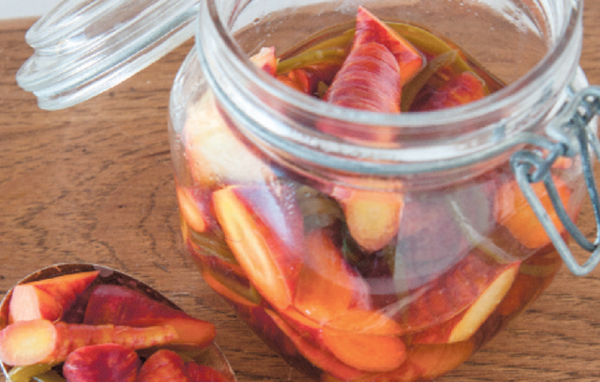 Spicy Thai pickled carrots