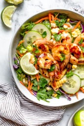 Spicy Thai shrimp salad