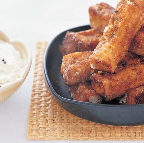 Spicy tofu fries