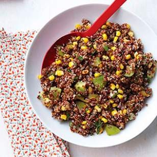 Spicy tomatillo quinoa