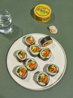 Spicy tuna kimbap