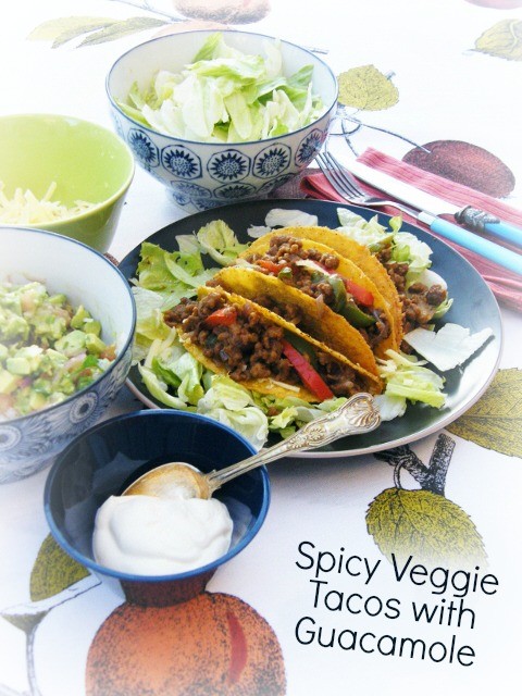 Spicy veggie mince for tacos