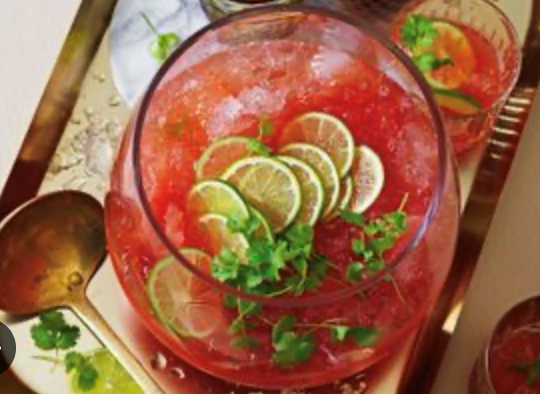 Spicy watermelon Tommy's margarita