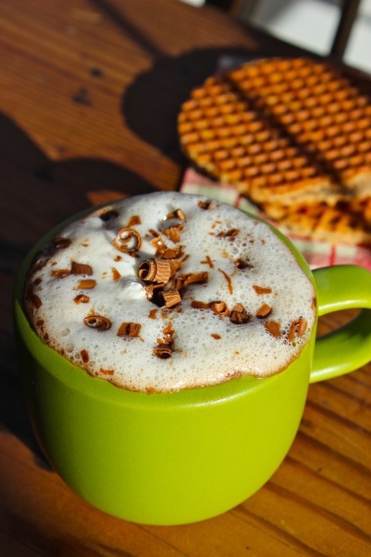 Spiked chocolate truffle hot cocoa